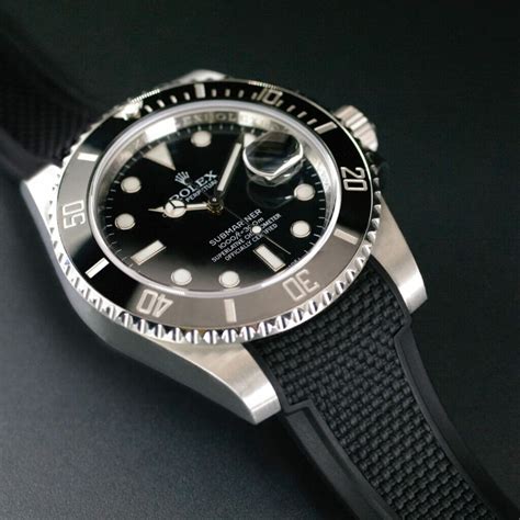 gummi armband rolex submariner|Rolex 20mm rubber strap.